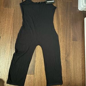waydamin black bodysuit - calf length